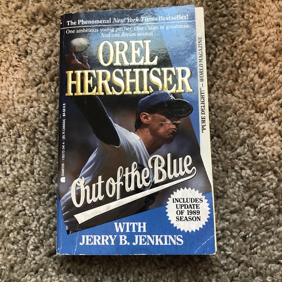 Other - Out of the Blue Paperback Baseball Book
